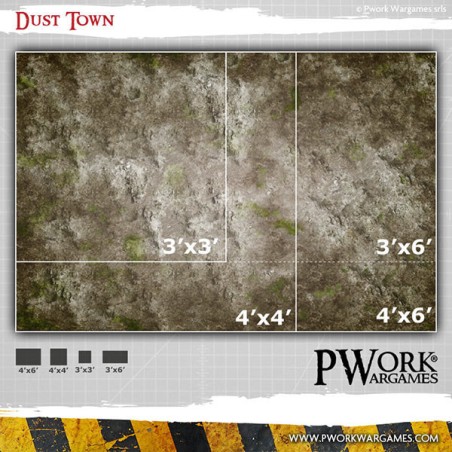 Tapis de jeu néoprène Dust Town 44x60"