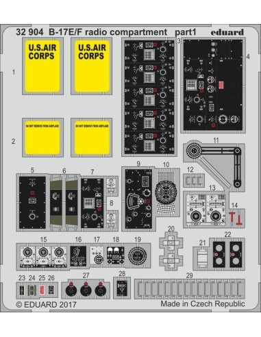 B-17E/F radio compartment for HKM 