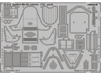 Spitfire Mk.IXc interior for Revell 
