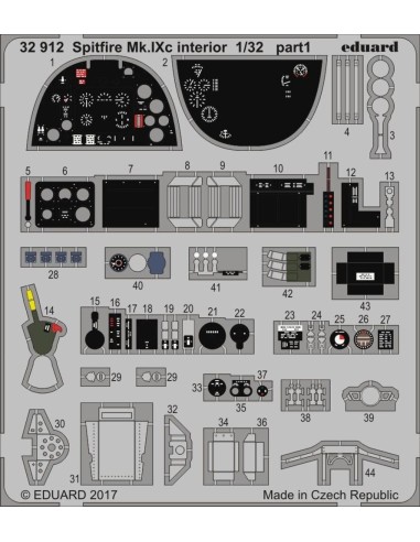 Spitfire Mk.IXc interior for Revell 