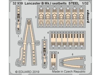 Lancaster B Mk.I seatbelts STEEL f.HKM 