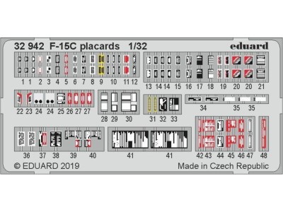 F-15C placards for Tamiya 
