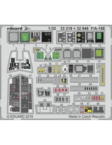 F/A-18E interior for Revell 