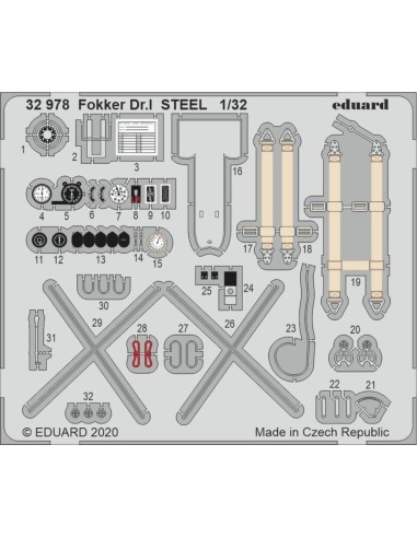 Fokker Dr.I STEEL for Meng 