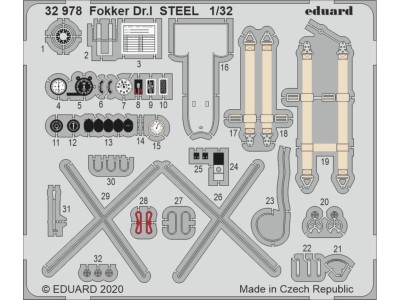 Fokker Dr.I STEEL for Meng 