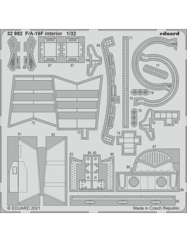 F/A-18F interior, for REVELL 