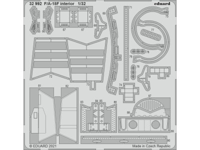 F/A-18F interior, for REVELL 