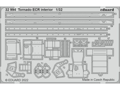 Tornado ECR interior for ITALERI 