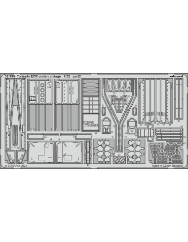 Tornado ECR undercarriage for ITALERI 