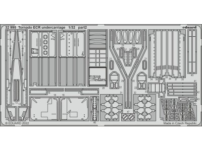 Tornado ECR undercarriage for ITALERI 