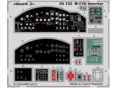 B-17G interior S.A. 1/32 for HK Models 