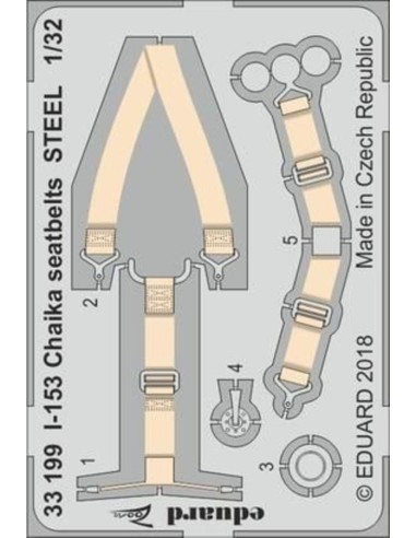 I-153 Chaika seatbelts STEEL for ICM 