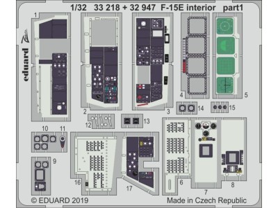 F-15E interior for Tamiya 