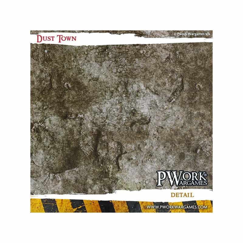 Tapis de jeu néoprène Dust Town 90x90cm