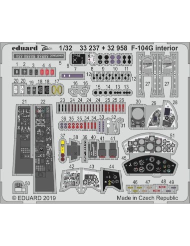 F-104G interior for Italeri 