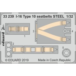 I-16 Type 10 seatbelts STEEL for ICM 