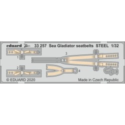 Sea Gladiator seatbelts STEEL for ICM 
