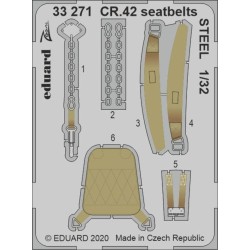 CR.42 seatbelts STEEL for ICM 
