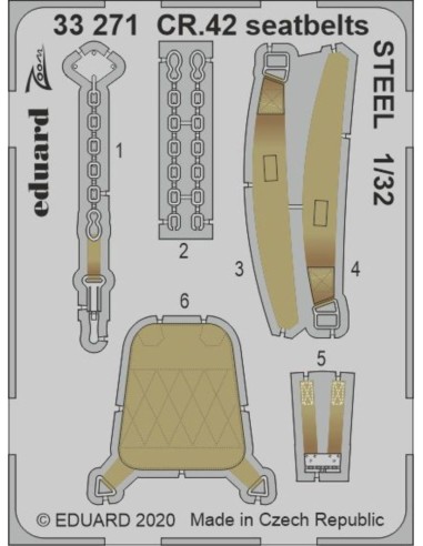 CR.42 seatbelts STEEL for ICM 