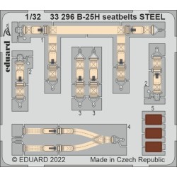 B-25H seatbelts STEEL for HKM 