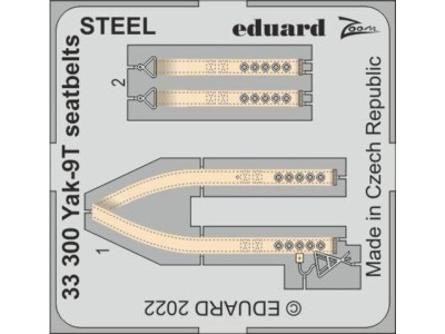 Yak-9T seatbelts STEEL 