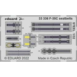 F-35C seatbelts STEEL for TRUMPETER 