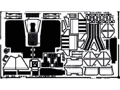Sd.kfz 7/1 Flakvierling Detailbausatz 