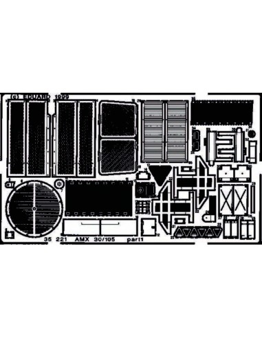AMX 30/105 Detailbausatz Außen 
