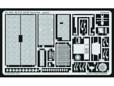 M-113 ACAV Inneneinrichtung Fotoätzsatz 