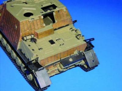 Sturmpanzer IV Brummbär SdKfz. 166 Zimmerit Fotoätzsatz 