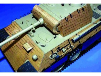 Zimmerit Panther Ausf. A für Tamiya Bausatz 
