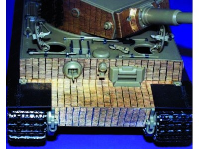 Zimmerit Tiger I Late für Tamiya Bausatz 
