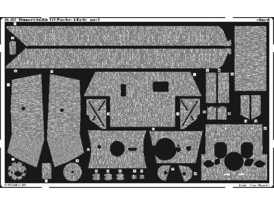 Zimmerit Panther Ausf.A Early für Dragon Bausatz 