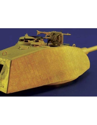 Zimmerit King Tiger Porsche turret 