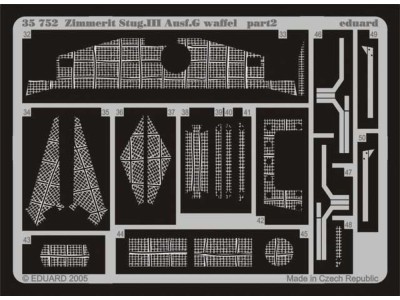 Zimmerit Stug. III Ausf. G waffel 