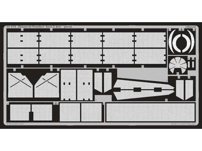 Zimmerit Panther Ausf.A late für Dragon-Bausatz 6358 