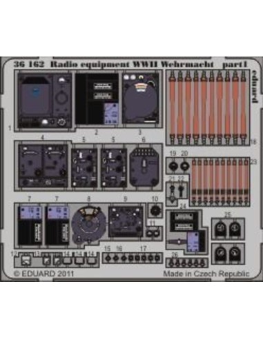Radio equipment WWII Wehrmacht - colour 