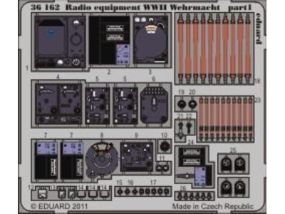 Radio equipment WWII Wehrmacht - colour 