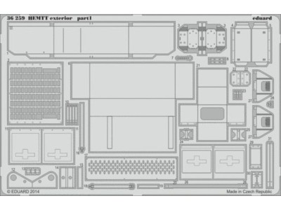 HEMTT exterior for Italeri 