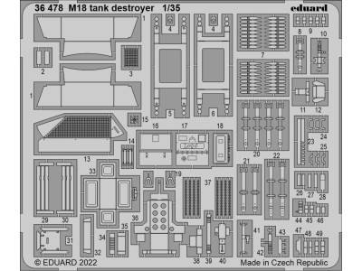 M18 tank destroyer for TAMIYA 