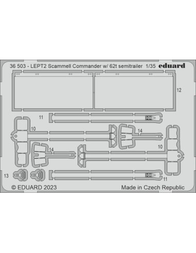 Scammel Commander w/ 62t semitrailer 1/35 HOBBY BOSS 