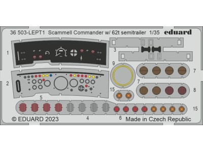 Scammel Commander w/ 62t semitrailer 1/35 HOBBY BOSS 