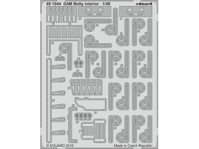 G4M Betty interior for Tamiya 