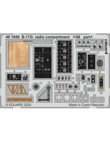 B-17G radio compartment for HKM 