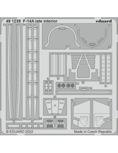 F-14A late interior for TAMIYA 