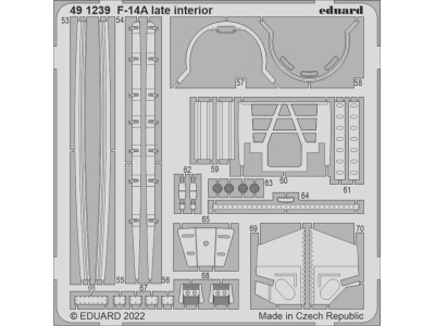 F-14A late interior for TAMIYA 