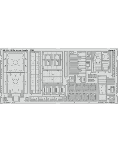 Mi-24 cargo interior for Zvezda 