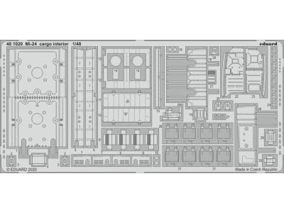 Mi-24 cargo interior for Zvezda 