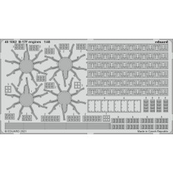 B-17F engines 1/48 for HKM 
