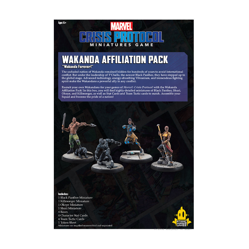 WAKANDA AFFILIATION PACK: MARVEL CRISIS PROTOCOL